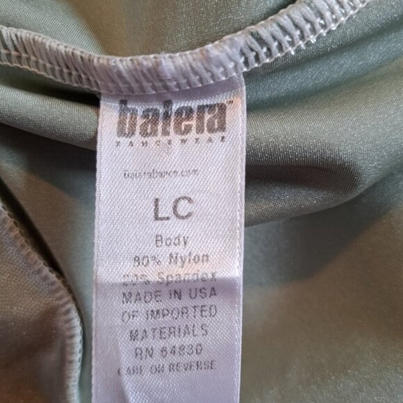 Balera girls size Large silver metallic full length legging, high waisted, EUC - Picture 5 of 6